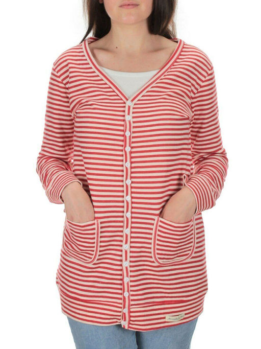 TA019 RED Кардиган женский (100% хлопок)