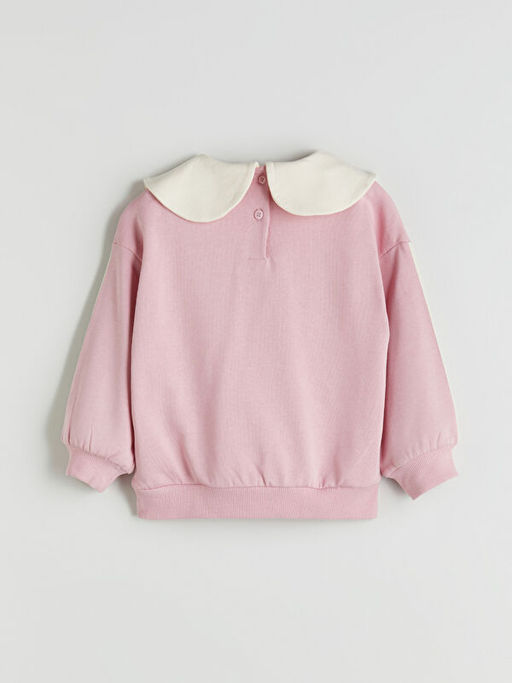 Bebe Yaka K?z ?ocuk Sweatshirt