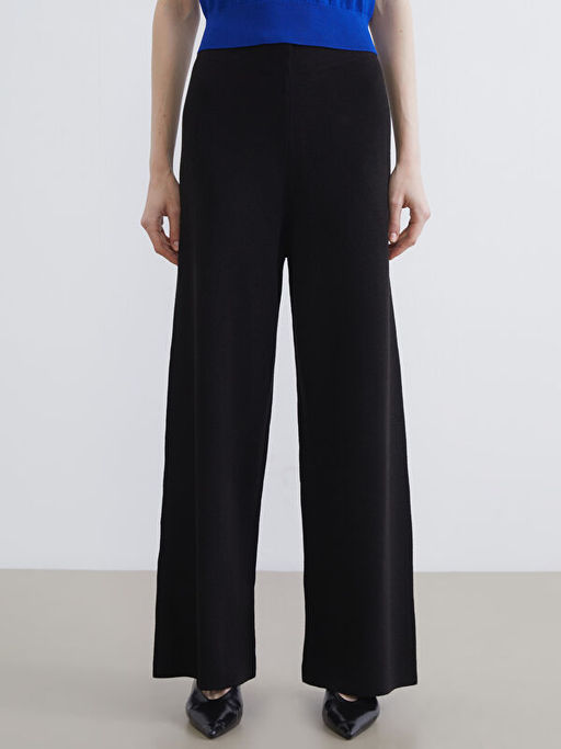 Beli Lastikli Geni? Pa?a Kad?n Triko Pantolon