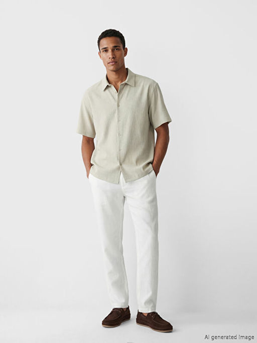 Regular Fit Erkek Dokulu G?mlek