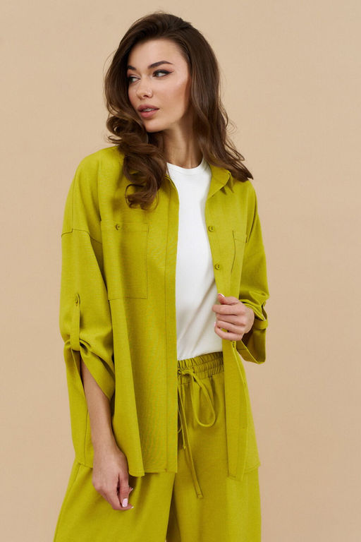 Рубашка DILIA 877 салатовый