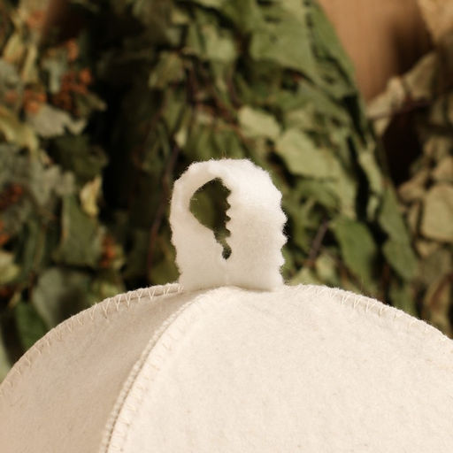 Шапка для бани Чертовка шерсть 100% - Добропаровъ фото 3