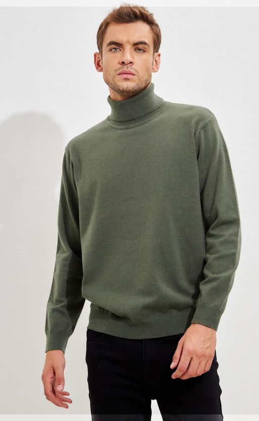 Водолазка мужская F321-15318 хаки - Fine joyce фото 8