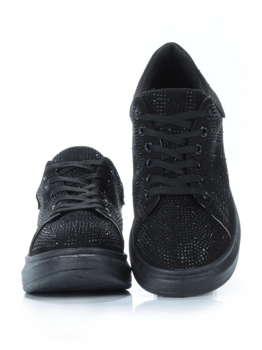 05-6739-2 BLACK Кроссовки женские (искусственные материалы) - No name фото 12