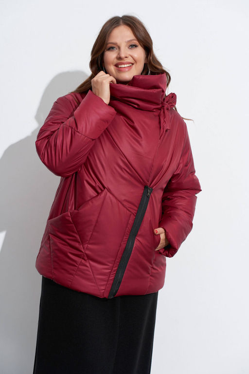 Куртка TEZA 5599 бордовый