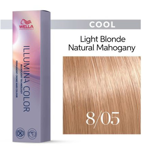 Illumina Color 8/05 Светлый блонд натуральный махагоновый, Wella Professionals