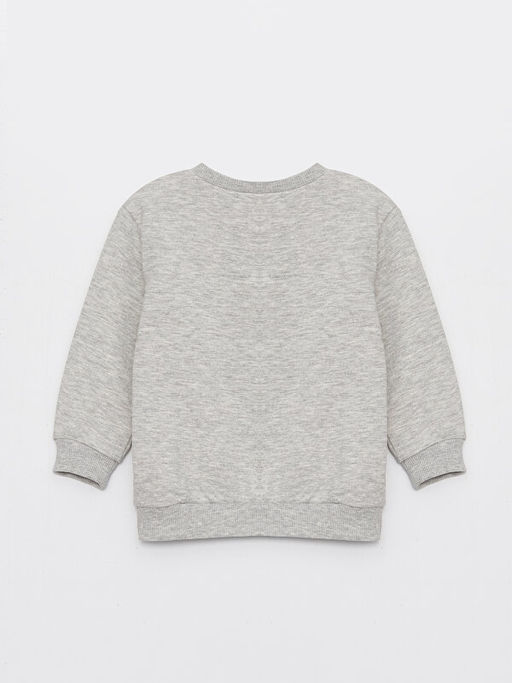 Bisiklet Yaka Bask?l? Erkek Bebek Sweatshirt - Waikiki фото 2