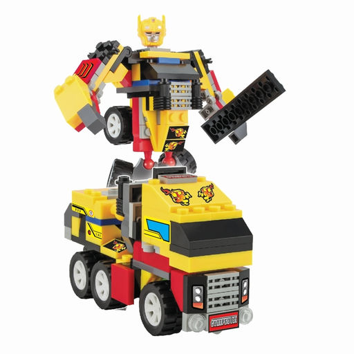 Конструктор-трансформер Грузовик, 119 деталей, цвет МИКС - Unicon фото 3