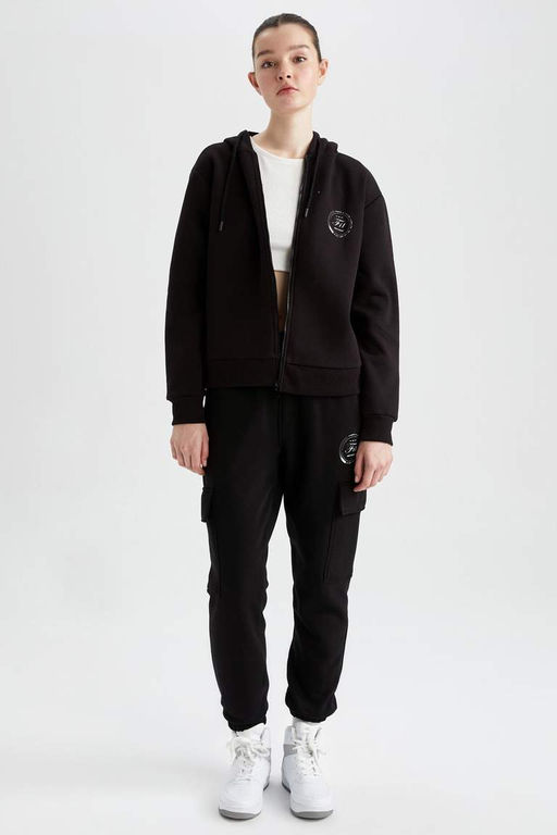 DeFactoFit Толстовка Oversize с капюшоном на молнии  фото 5