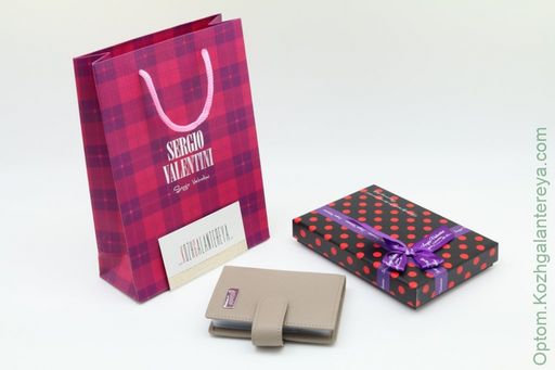 Женская кожаная визитница Sergio Valentini СВ 8035-010 фото 5