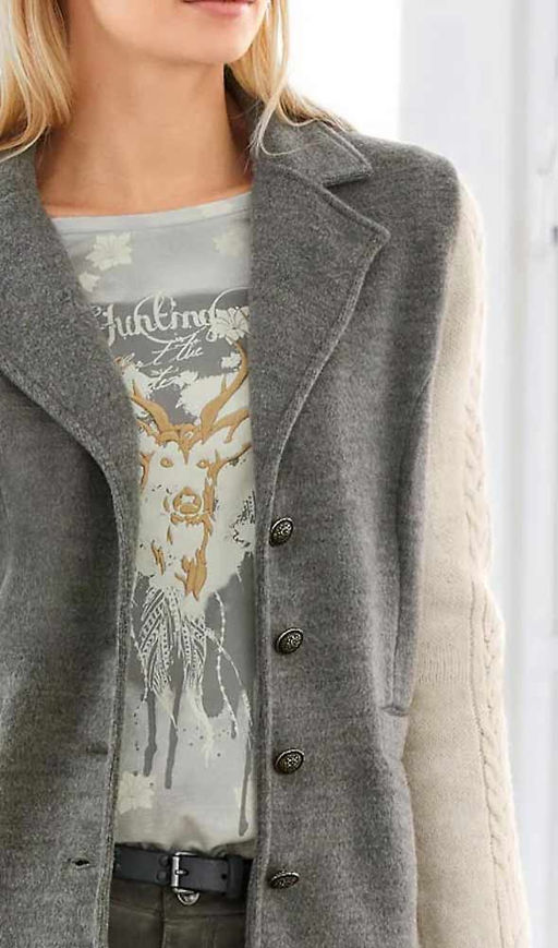 Блейзер, серый - Patrizia dini фото 6