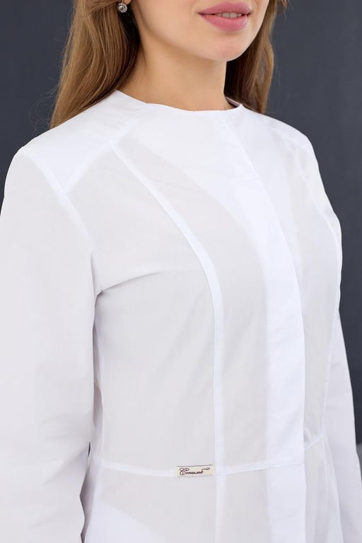 Халат женский 154 ТСД. Цвет: белый - Стильб фото 3