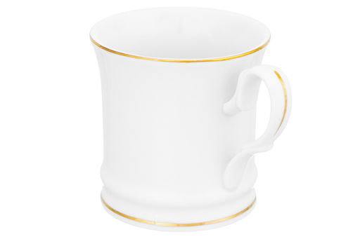 Кружка 170 мл 10,5*8*7,5 см Белая с золотом NEW BONE CHINA - Elan gallery фото 4