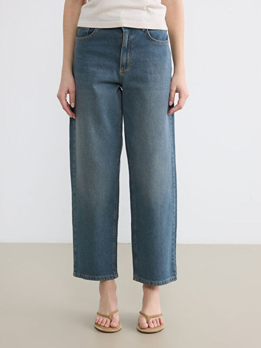 Boyfriend Fit Kad?n Jean Pantolon