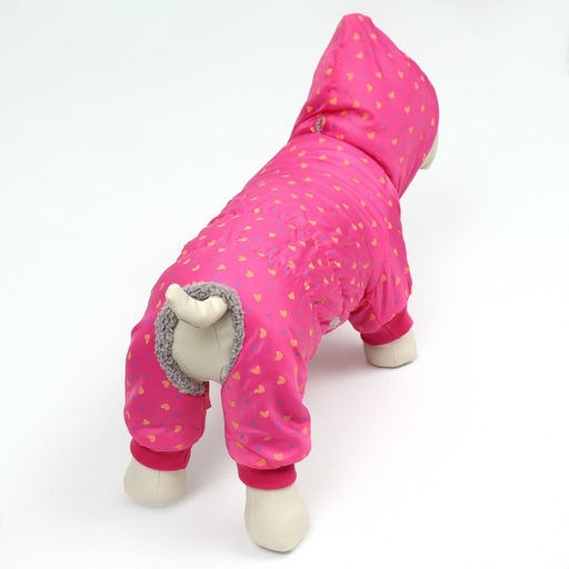 Комбинезон нежный путь на меховом подкладе, размер L (ДС 35, ОШ 35, ОГ 45 см), розовый - Simaland фото 5