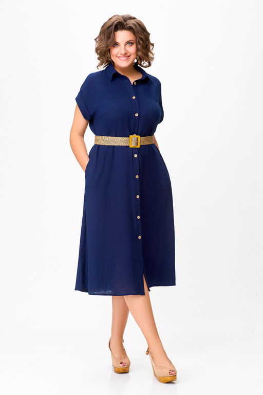 Платье Swallow 747.1 темно-синий фото 2