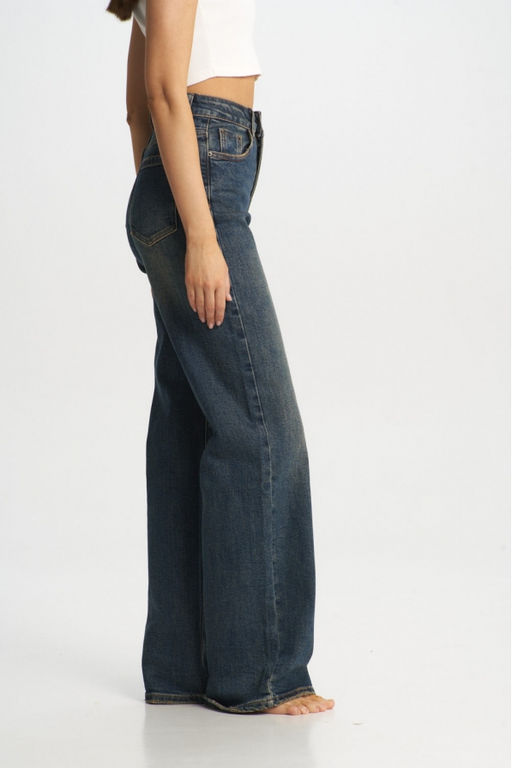 Джинсы-трубы с потертостями Vintage - Erist store фото 10