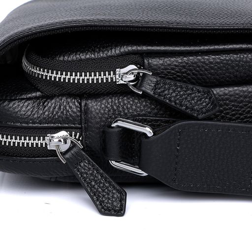 Мужская сумка, кожа, MIRONPAN 26301 Черный  фото 4