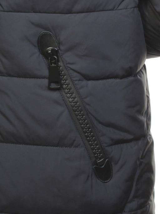 16010 NT. BLUE Пальто женское зимнее (200 гр. холлофайбер)