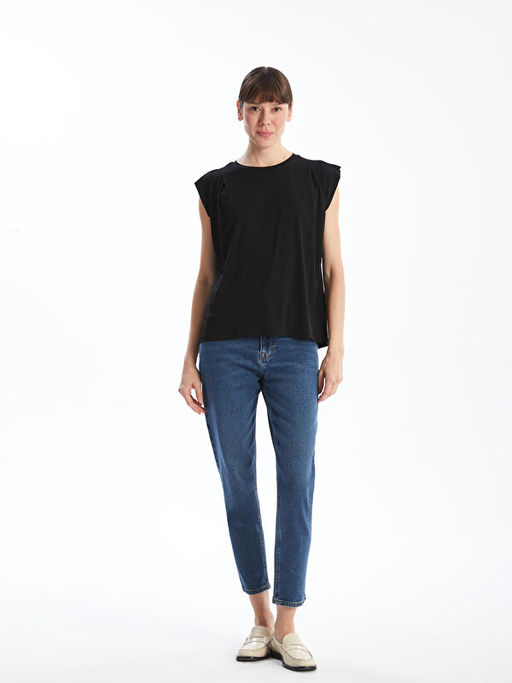 Bisiklet Yaka Kad?n Bluz