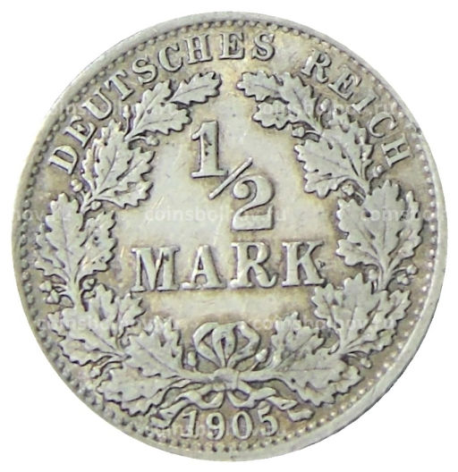 1/2 марки 1905 года A Германия