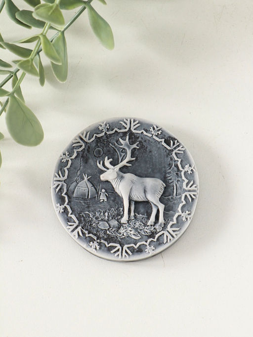 Магнит "Северный олень (барельеф)"