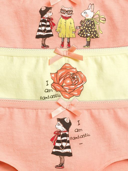 GULC3256(3шт. в упаковке) трусы для девочек