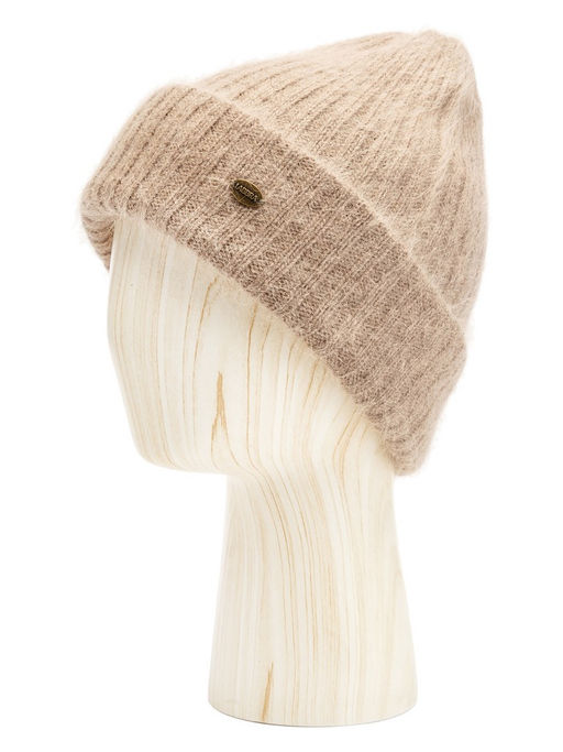 Шапка жен. анг+нейл LB-J44010 d.beige
