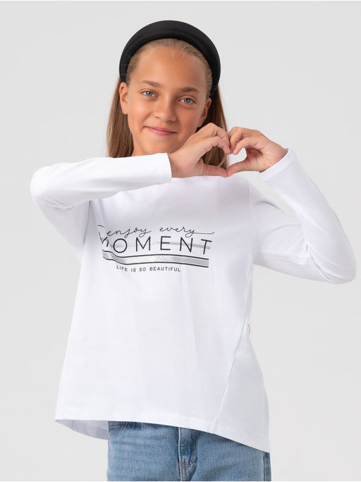 Лонгслив детский Момент серый - София фото 5