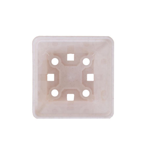 Цена за 36 шт. Горшок для рассады, 250 мл, d=7 см, h=8 см, пластик, белый