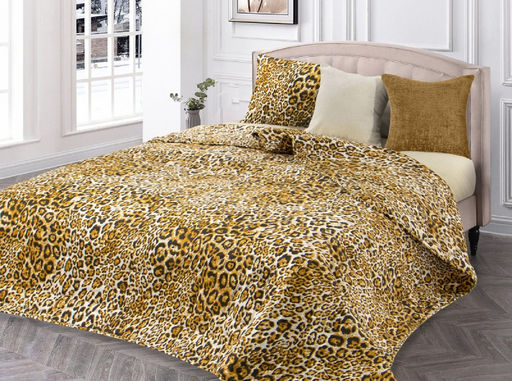 АРТ 119/1 Покрывало стеганое (микрофайбер) 210*240 "Гепард"