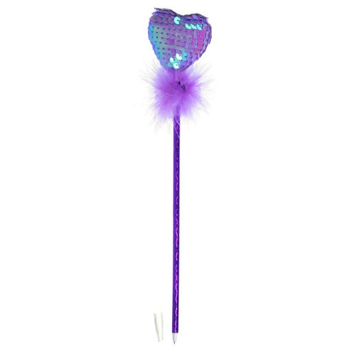 Цена за 12 шт. Ручка Сердечко, синие чернила, МИКС - Simaland фото 3