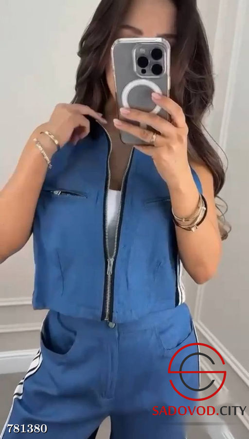 Женский комбинированный костюм двойка - Bruno фото 3