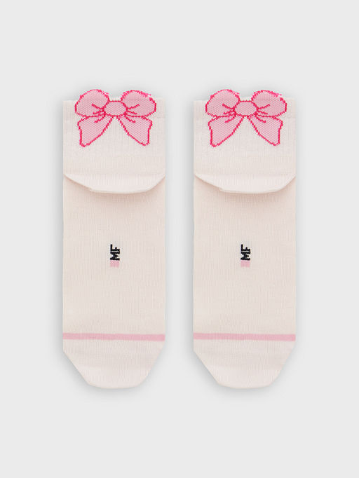 Цена за 5 пар! Носки детские белые с бантиками - Mark formelle фото 8