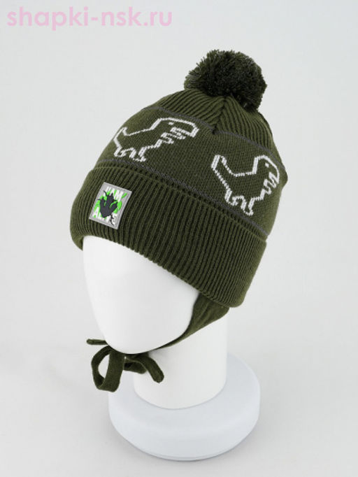 21920 B-W Шапка для мальчика (44-52)