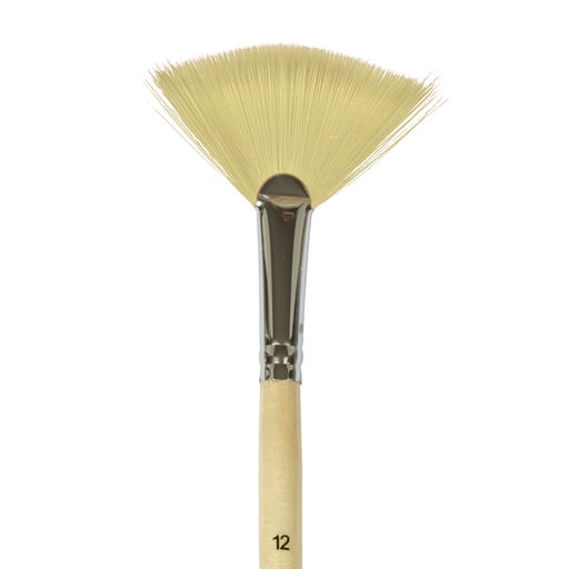 Кисть щетина Mr.Painter BBW 132-12 веерная 5 шт короткая ручка №12