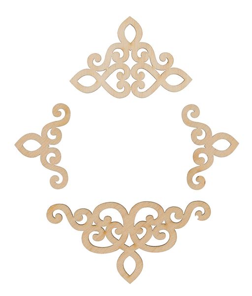 Заготовка для декорирования Mr. Carving ВД-895 Набор вензелей фанера 0.3 см №2 (4-8 см)