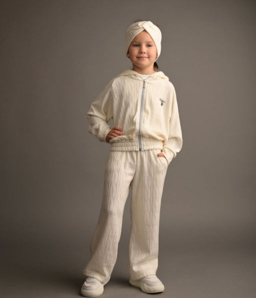 Костюм вязаный ЦВЕТ: МОЛОКО