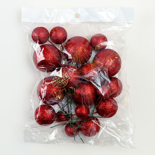 Набор для украшения Бусины, набор 20 шт, цвет красный - Страна карнавалия фото 4