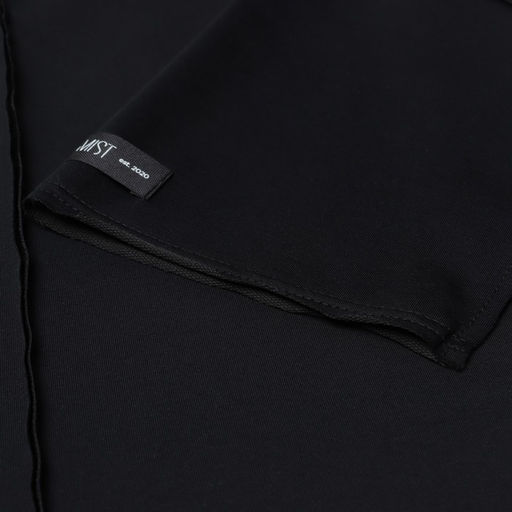 Футболка с декоративным швом женская MIST Base, размер S-M, чёрная