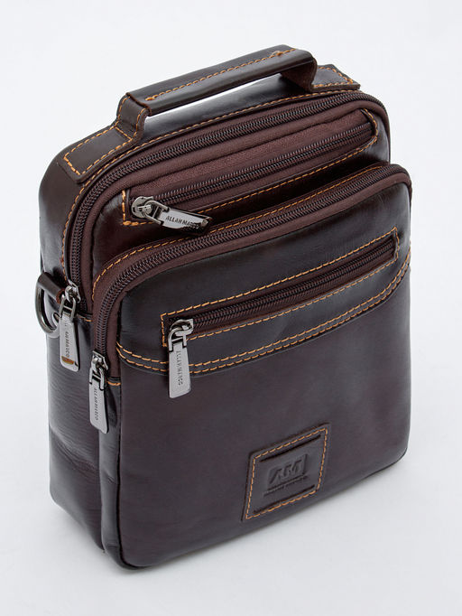 Сумка 10099-2AM d.brown Allan Marco