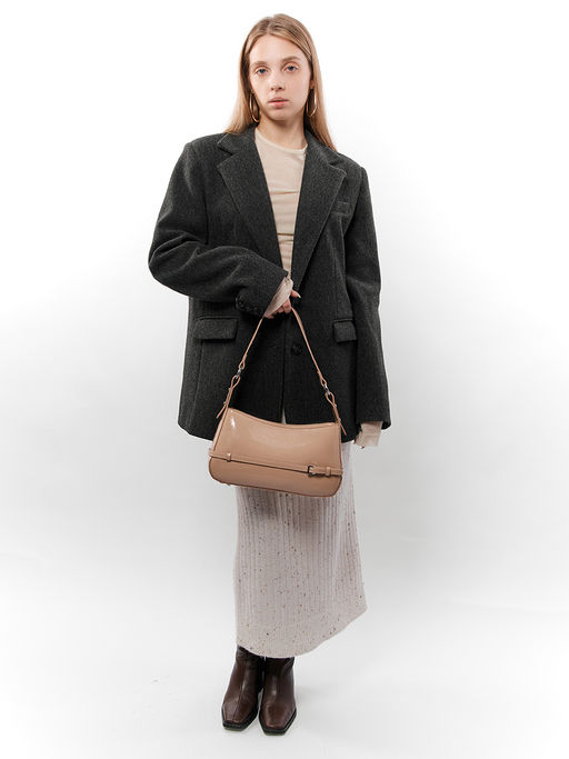 LACCOMA сумка TH1099-2-капучинно натуральная кожа полиэстер