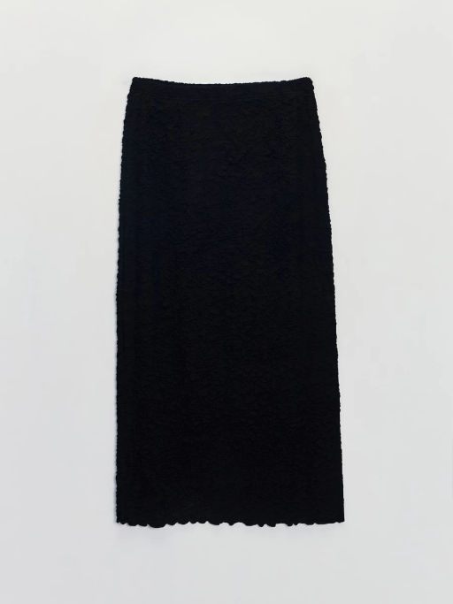 Облегающая юбка миди из жатой вискозы ZR2605023502-50 / Zarina