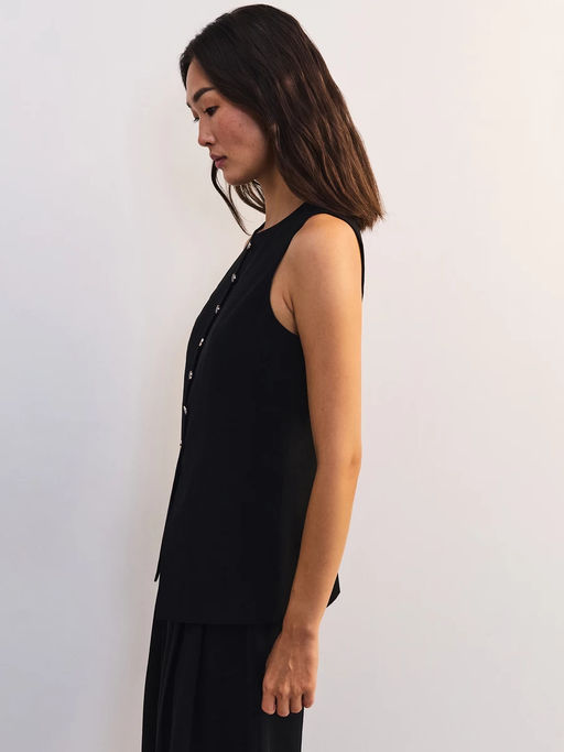 Приталенный жилет из вискозы / Zarina