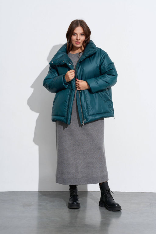 Куртка TEZA 5615 бирюза