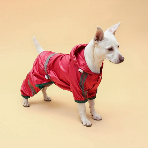 Комбинезон для собак, демисезонный, размер ХL (ДС 31-33, Ог 47-49, ОШ 35-37 см), красный - Simaland фото 57