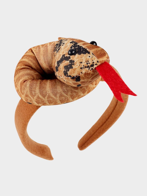 Карнавальный набор Змея, 3 предмета: ободок, хвост, бант, коричневый - Simaland фото 4