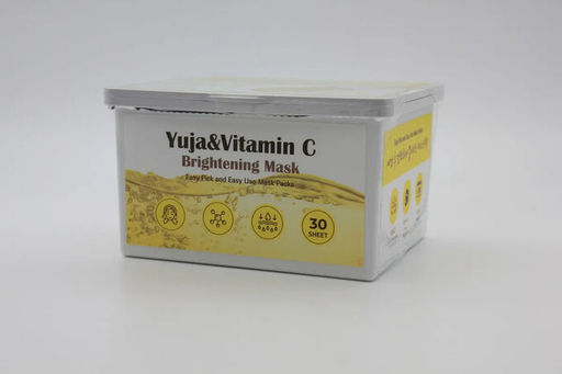 Маска для лица осветляющая с витамином C - Yuja & Vitamin C Brightening Mask, 30 шт (370 гр)