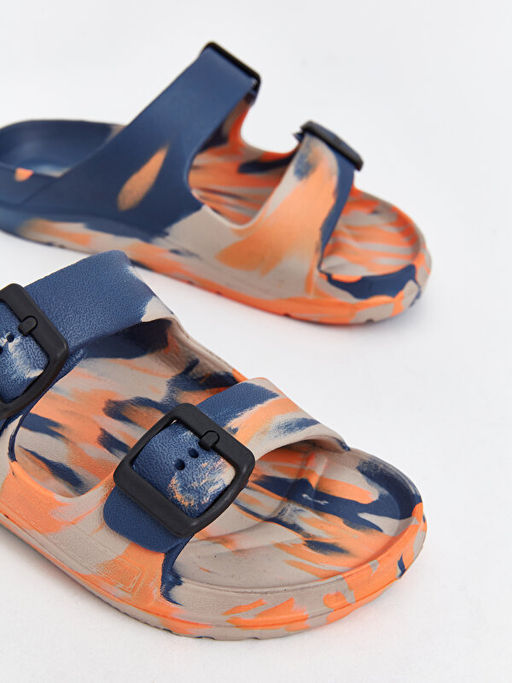 Toka Detayl? ?ift Bantl? Erkek ?ocuk Terlik - Waikiki фото 3