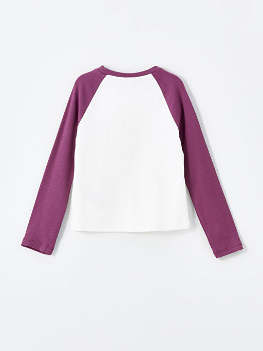 Bisiklet Yaka K?z ?ocuk Ti??rt - Waikiki фото 2